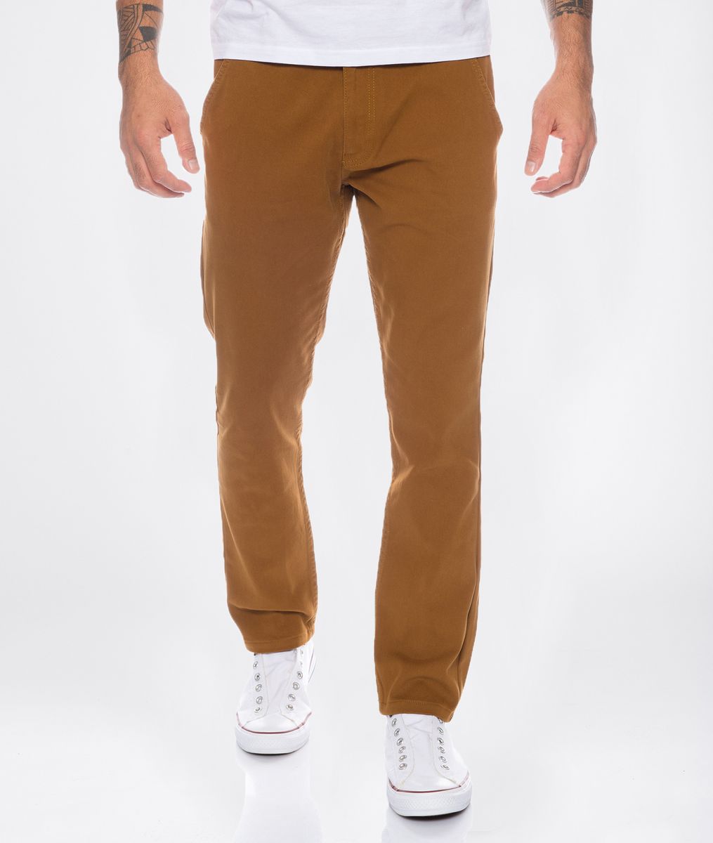 Herren Chino Hose mit geradem Bein