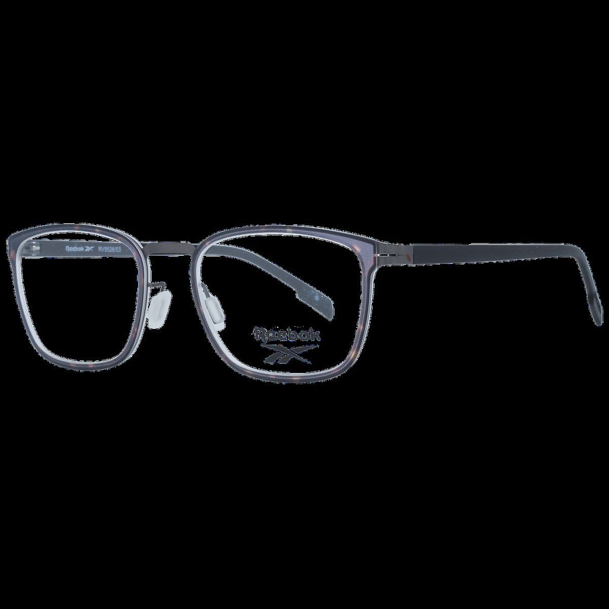 Rechteckige Unisex-Brille mit Vollrand