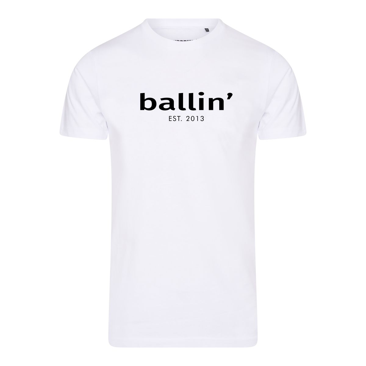 Klassisches T-Shirt mit Rundhalsausschnitt und konischer Passform