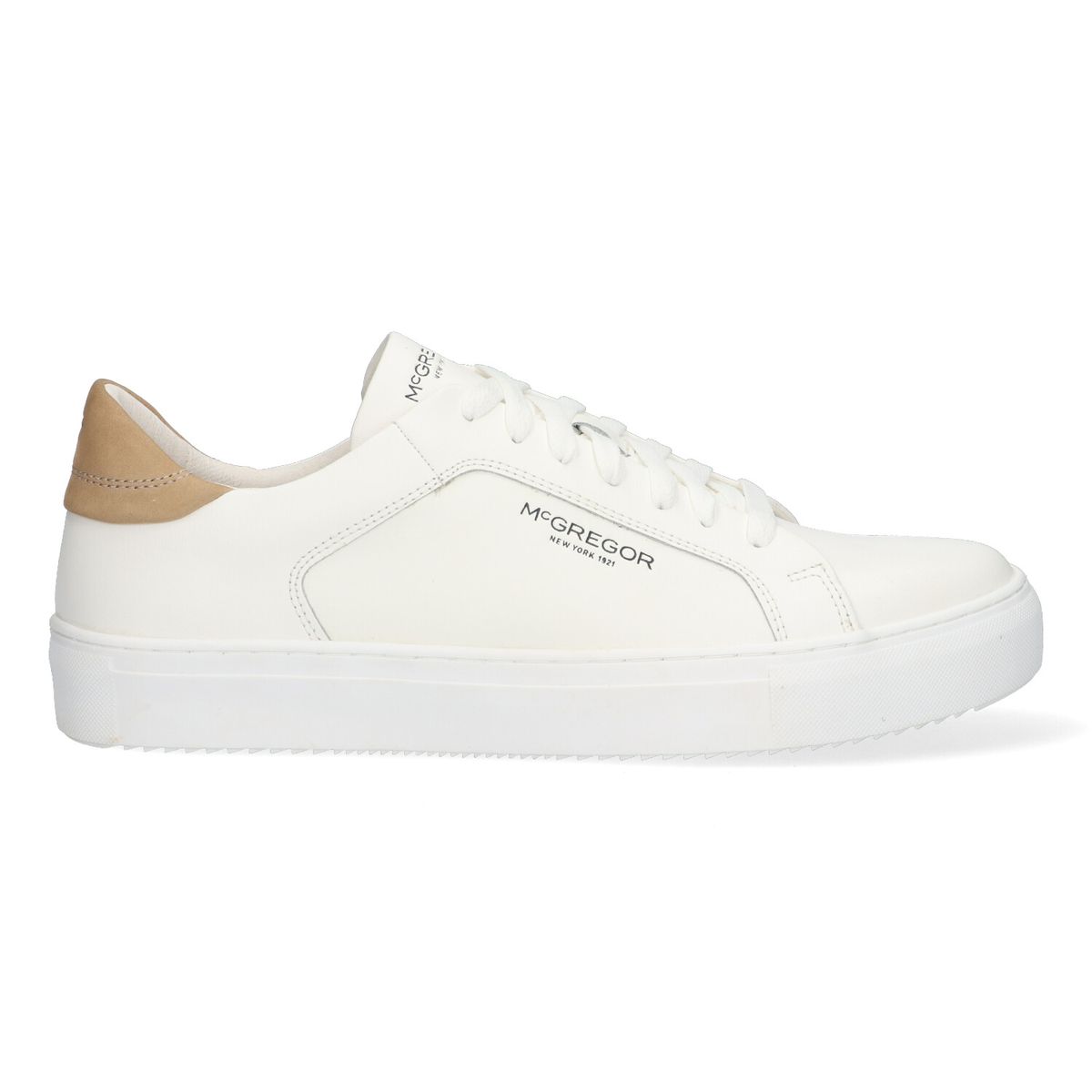Leder-Freizeit-Sneakers mit niedrigem Schaft