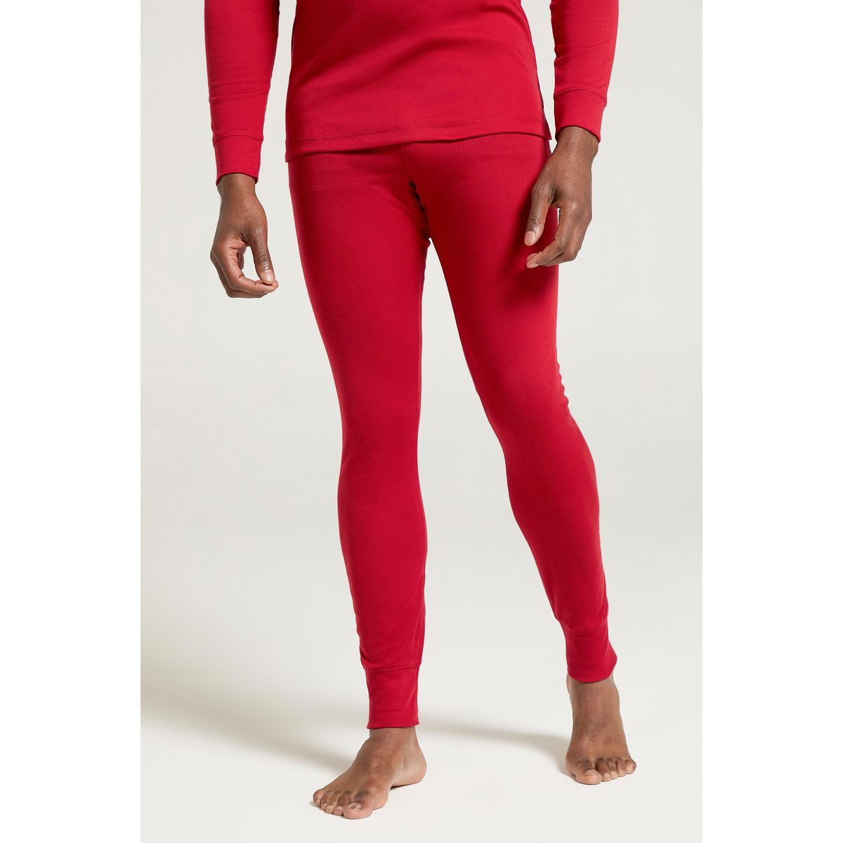 Herren Baselayer Leggings, rot