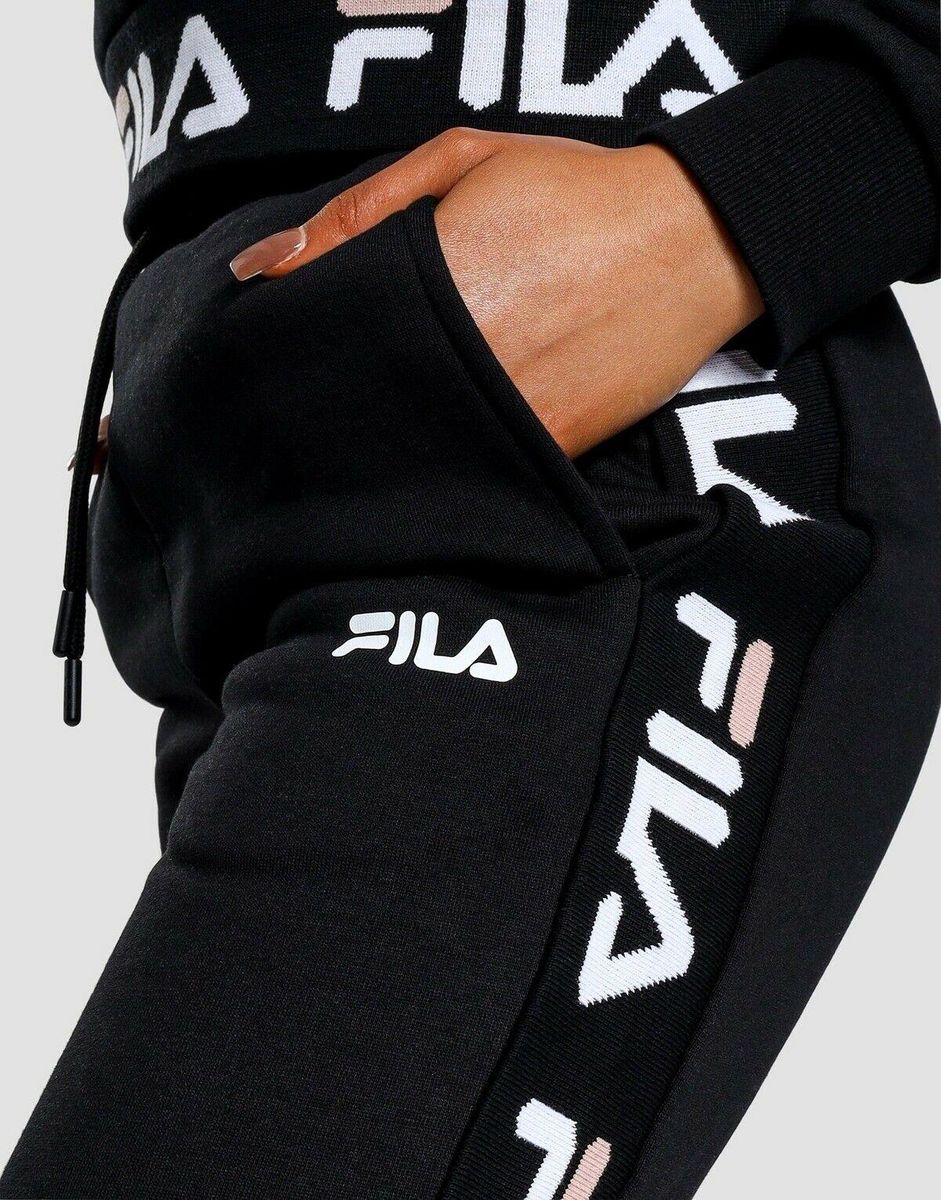 Jogginghose mit Jacquard-Logostreifen
