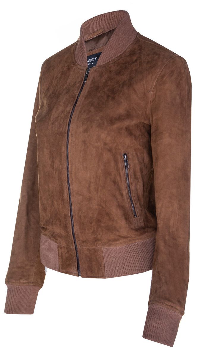 Klassische MA-1 Wildleder-Bomberjacke