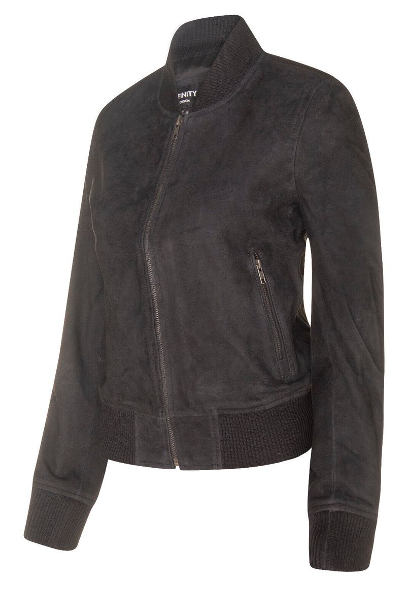 Klassische MA-1 Wildleder-Bomberjacke
