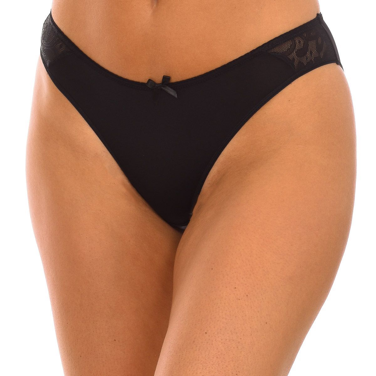 Feminine Slip mit Spitzeneinsatz