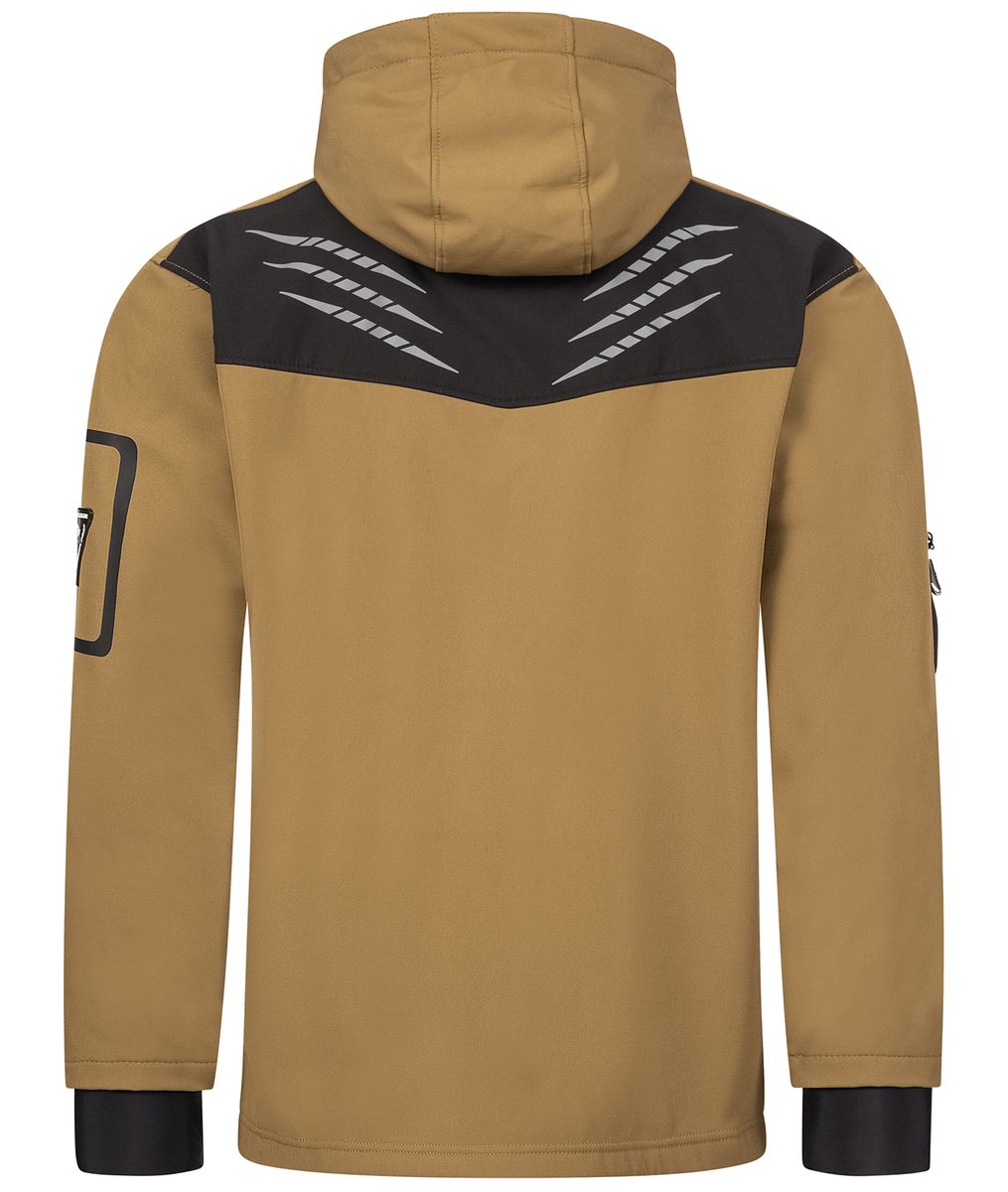 Funktionale Softshelljacke mit Kapuze