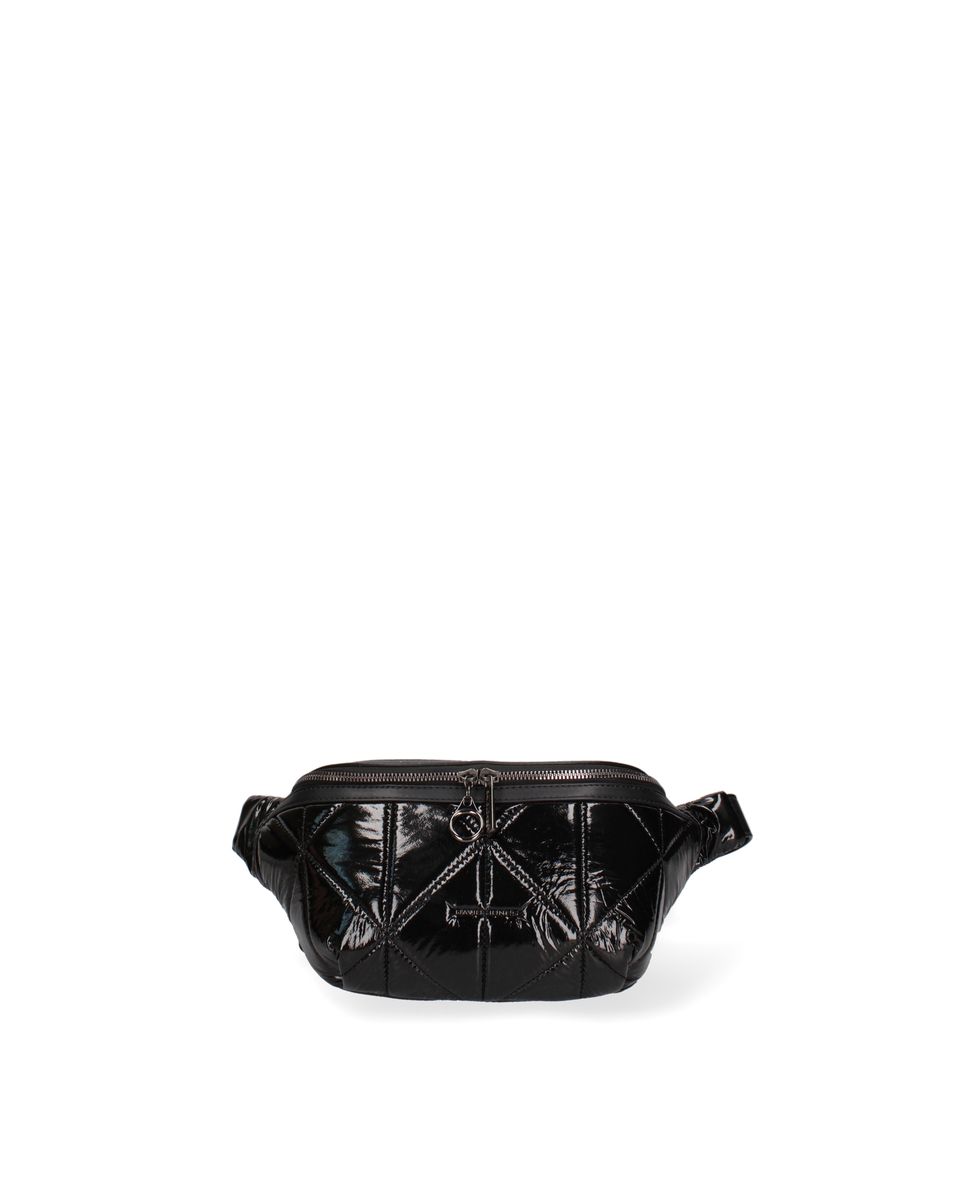 Gesteppte Glänzende Gürteltasche