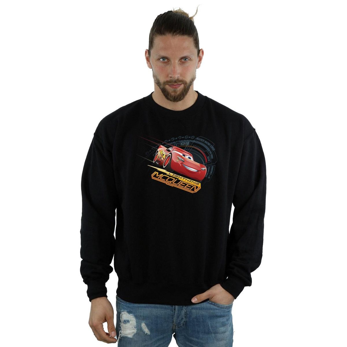 Lightning McQueen Grafik-Sweatshirt mit Rundhalsausschnitt