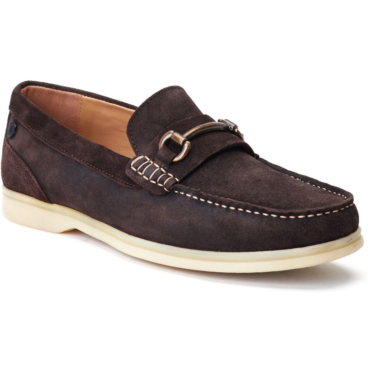 Base London Snapper Herrenschuhe aus gebranntem braunem Leder