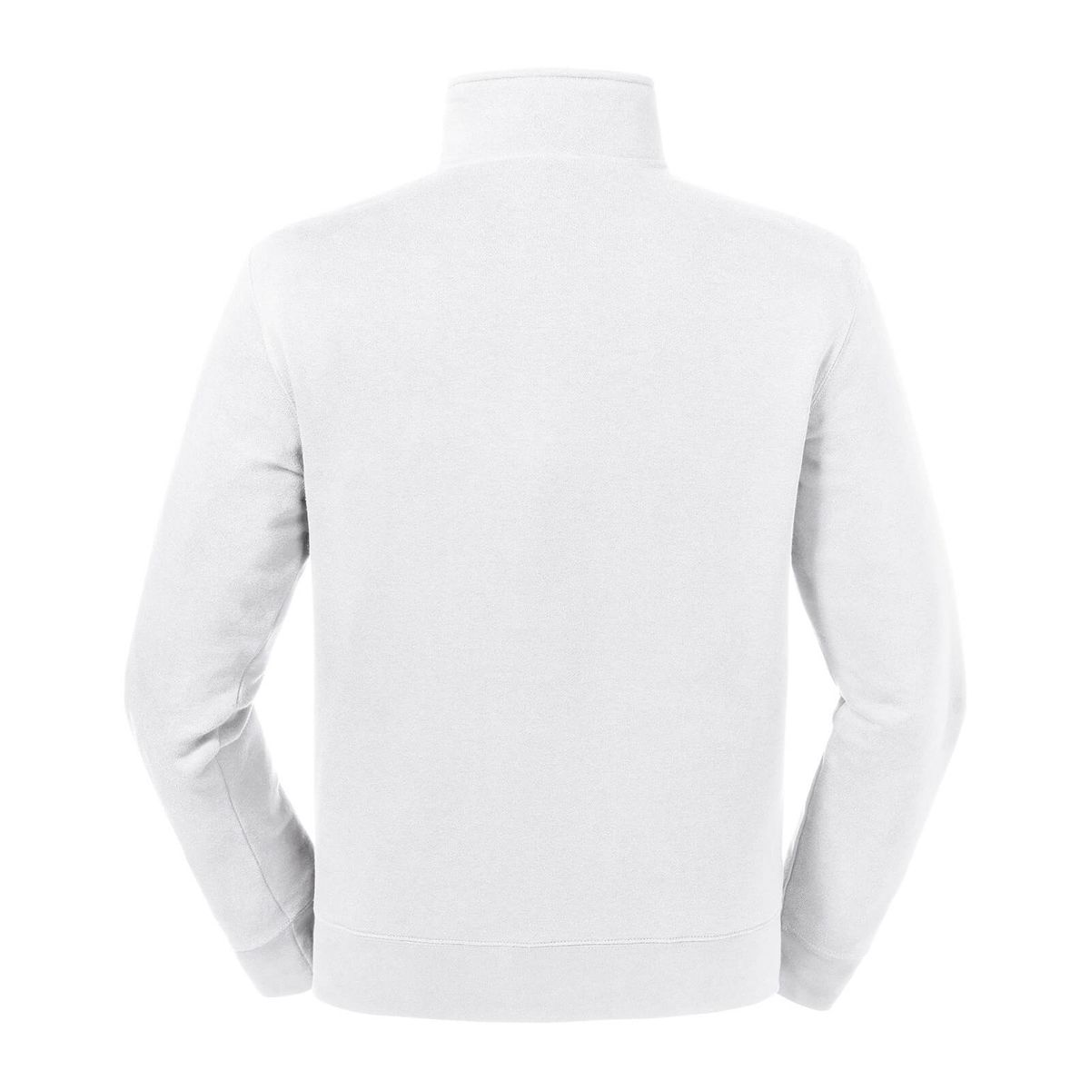 Sweatshirt mit Viertelreißverschluss aus Baumwolle