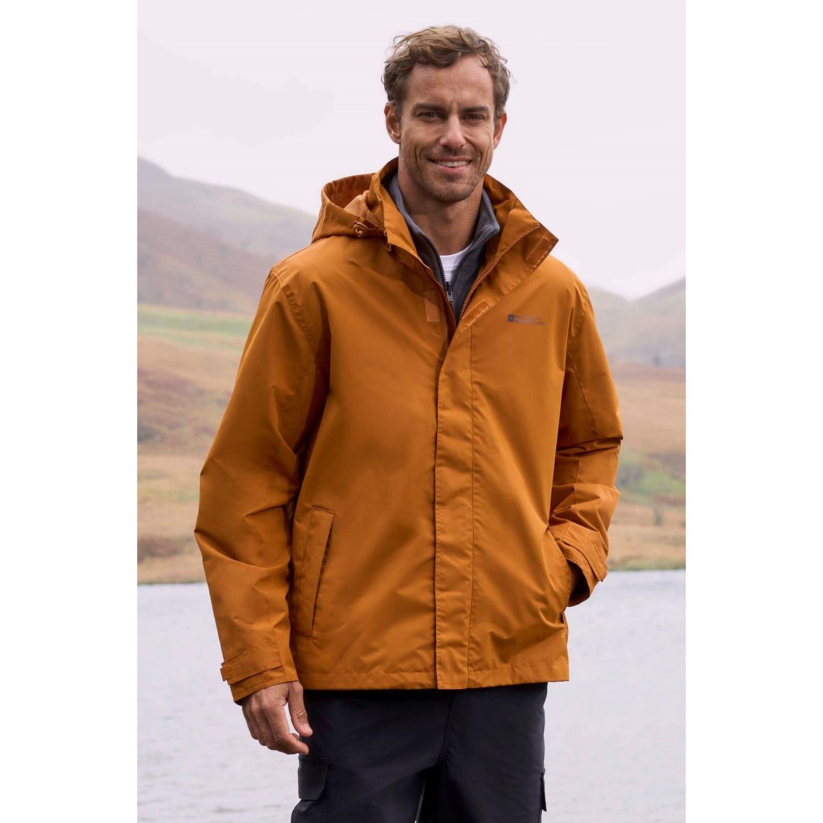 Mountain Warehouse - "Fell II" Jacke 3 in 1 für Herren (Dunkel Orange)