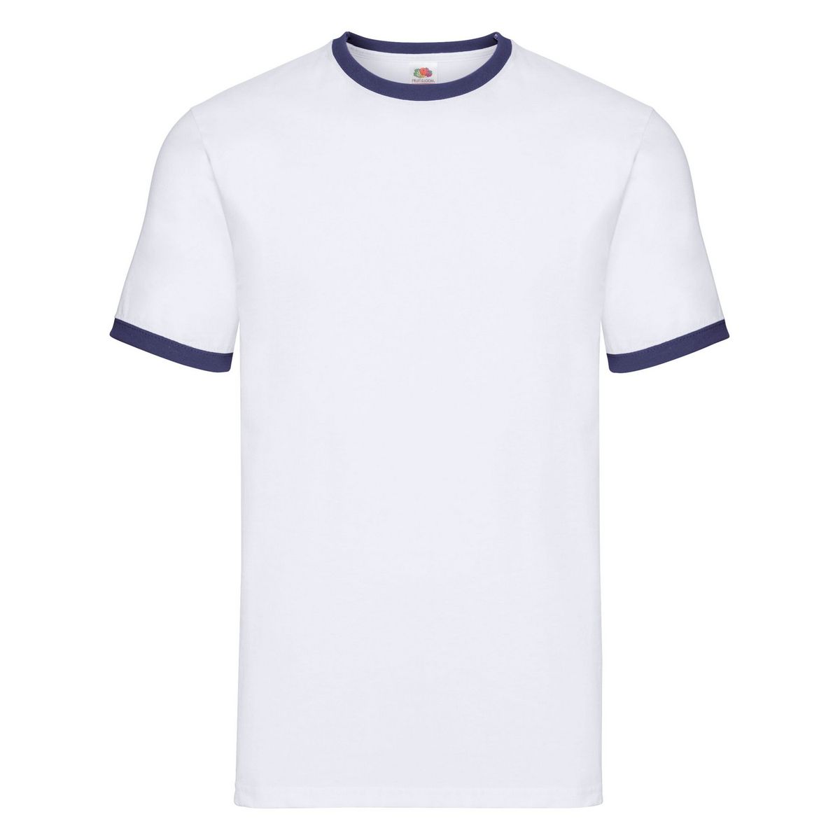 Unisex T-Shirt mit Kontrastbesatz