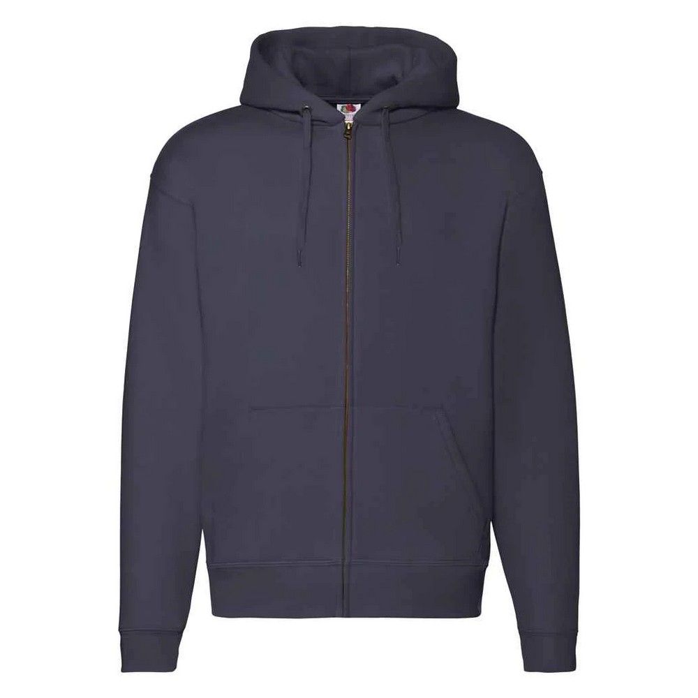 Unisex Fleece-Kapuzenpullover mit Reißverschluss