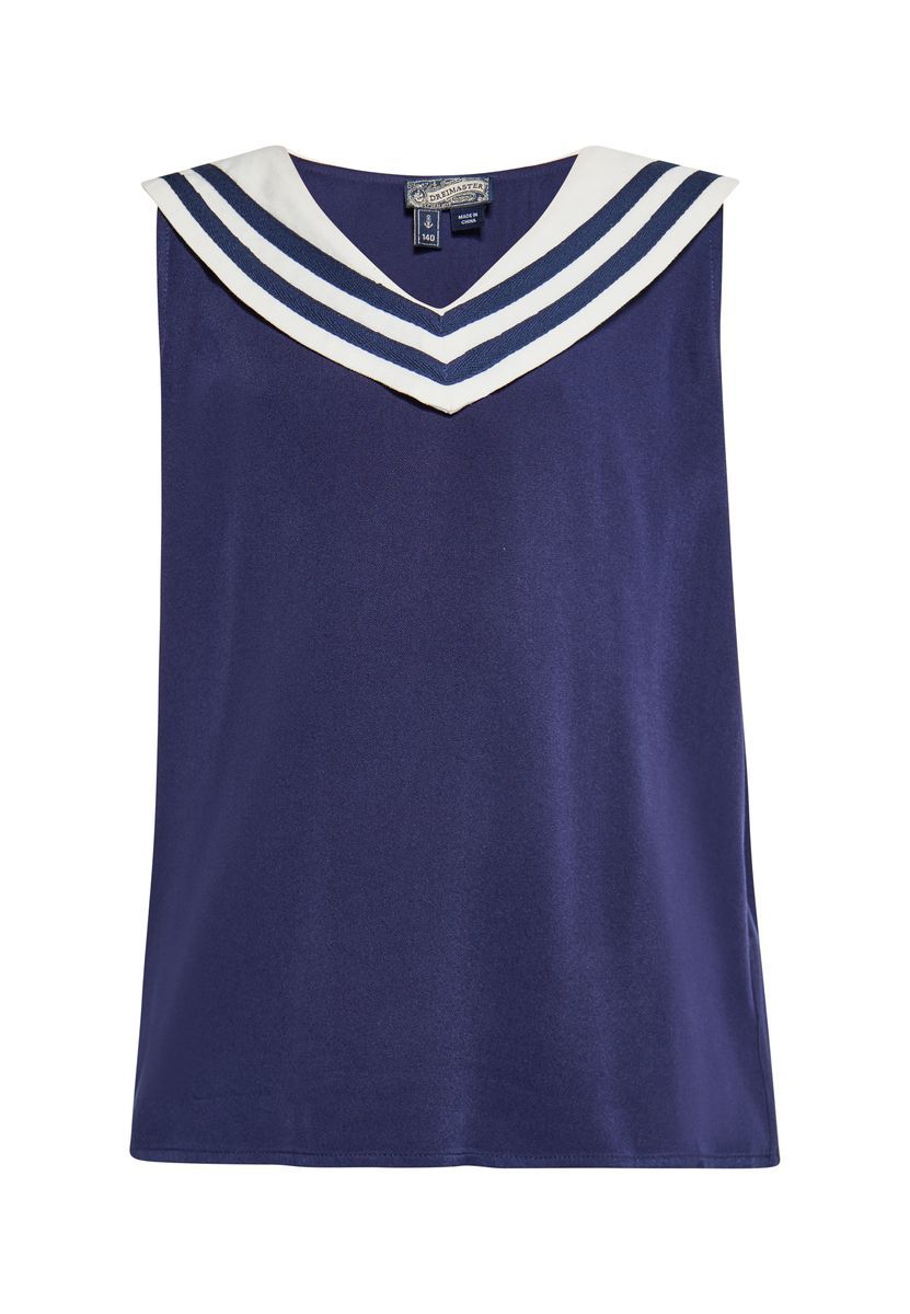 Dreimaster Bluse Mädchen (Kids) Marine