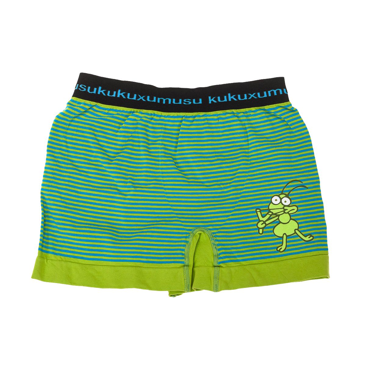 Gestreifte Baumwoll-Boxershorts mit Print