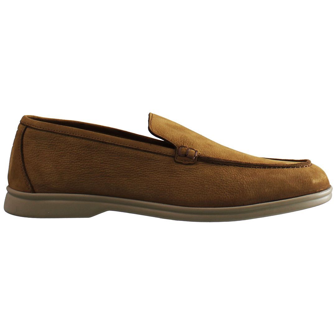 Klassische braune Penny Loafer aus Leder