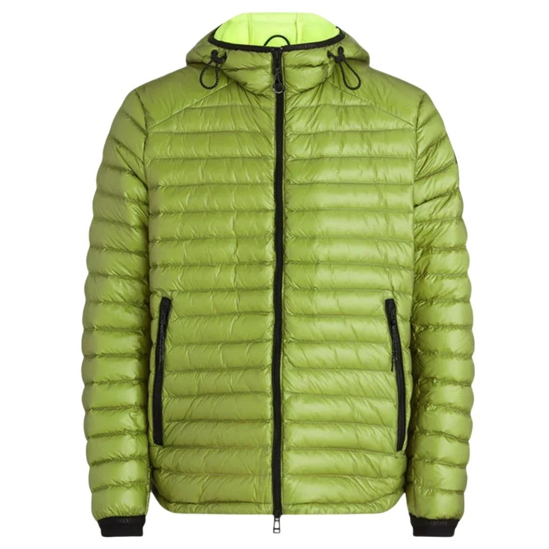 Leichte gesteppte Daunenjacke mit Kapuze