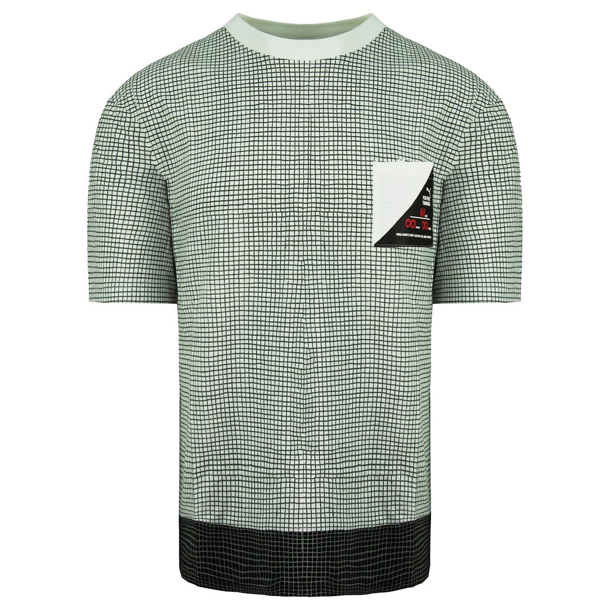 Puma x Michael Lau Crew Neck Kurzschlärmgrau weiße Herren T-Shirt 530360 52