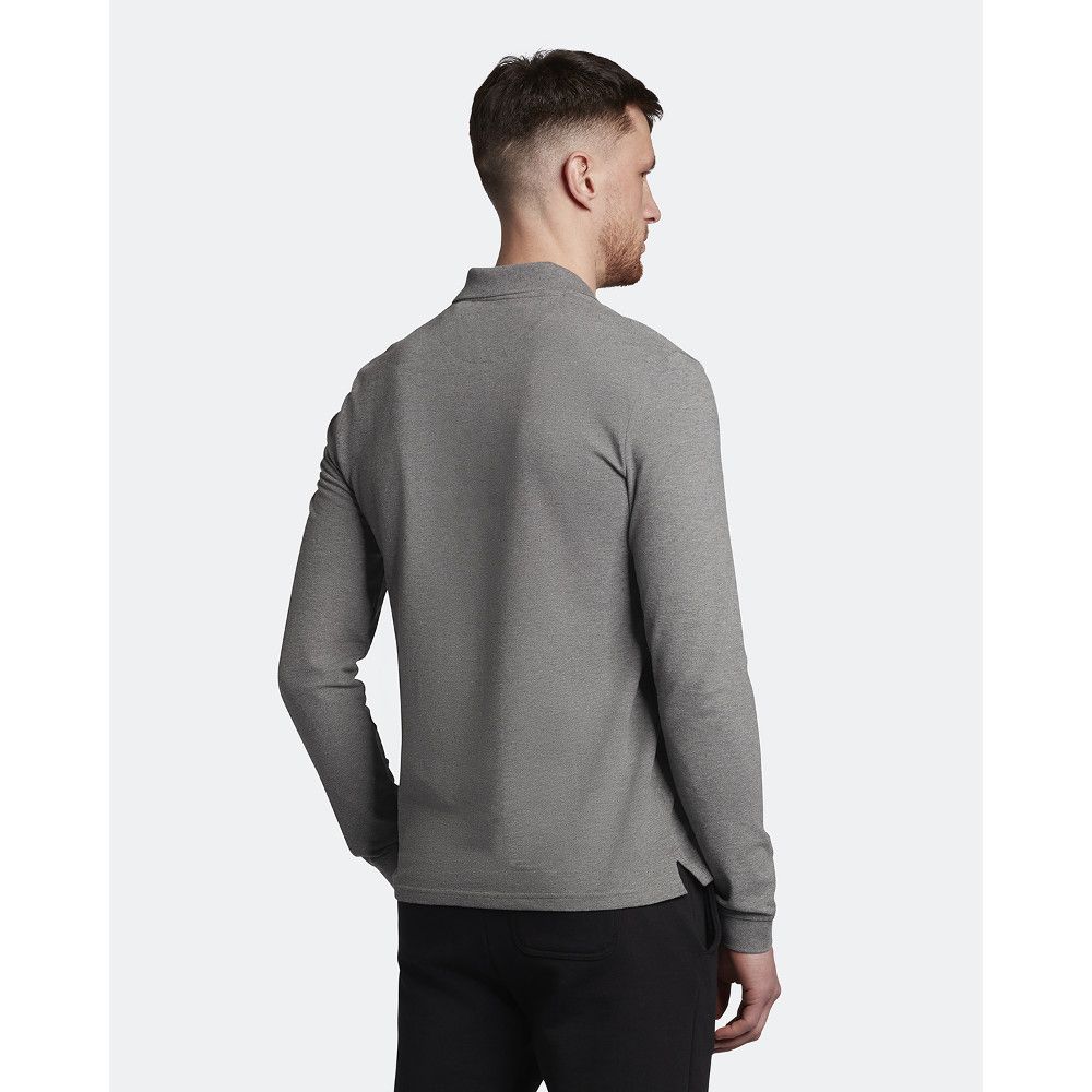 Klassisches Langarm-Poloshirt