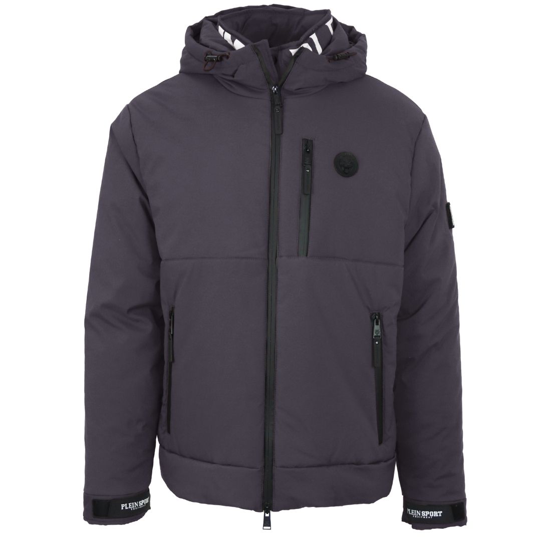 Herren Sportjacke mit Kapuze und Polsterung
