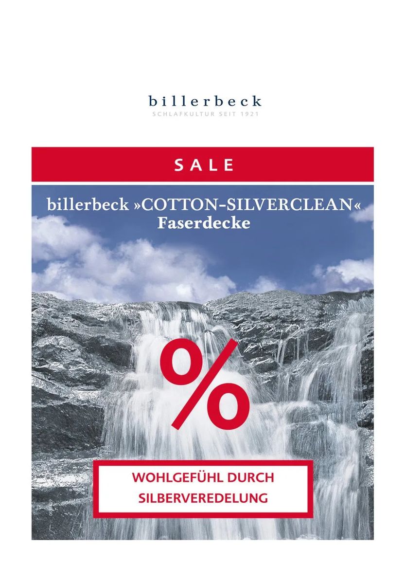 billerbeck Uno-Steppbettdecke "Cotton Silverclean", weiß