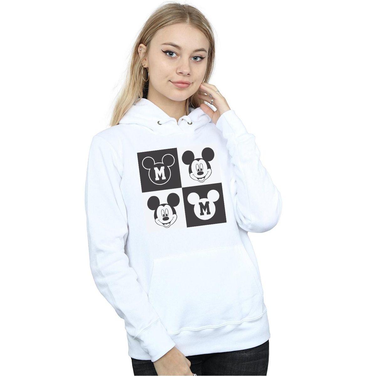 Mickey Mouse Quadrat-Grafik-Druck