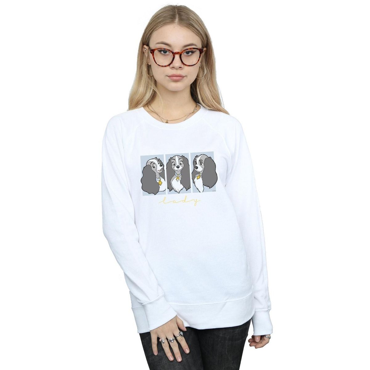 Sweatshirt mit Lady-Grafikprint
