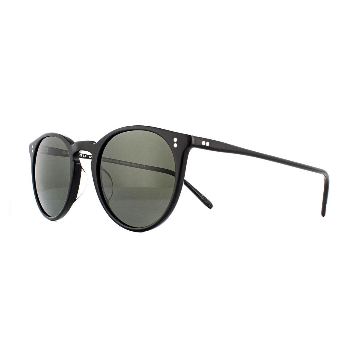 Klassische runde Sonnenbrille mit Schlüssellochsteg