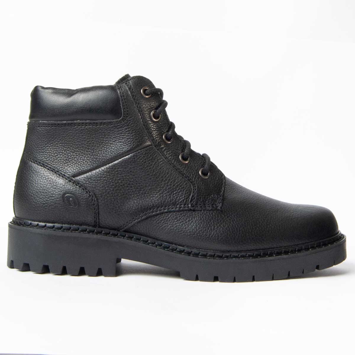 Schnürstiefeletten aus Leder