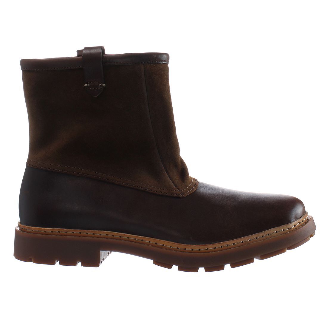 Klassischer brauner Leder-Schnürstiefel