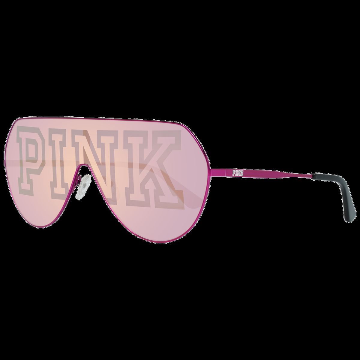 Pink Monoscheibe Schild Sonnenbrille