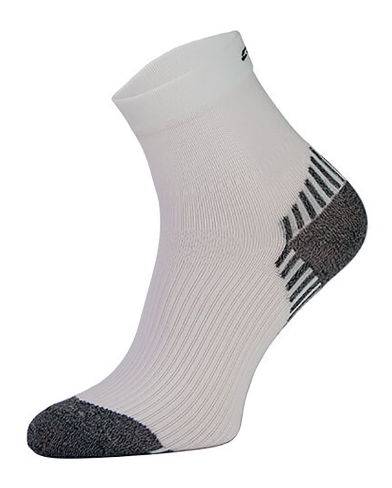 COMODO - Unisex Chaussettes de Contention pour Running Compression pour Sport - Blanc