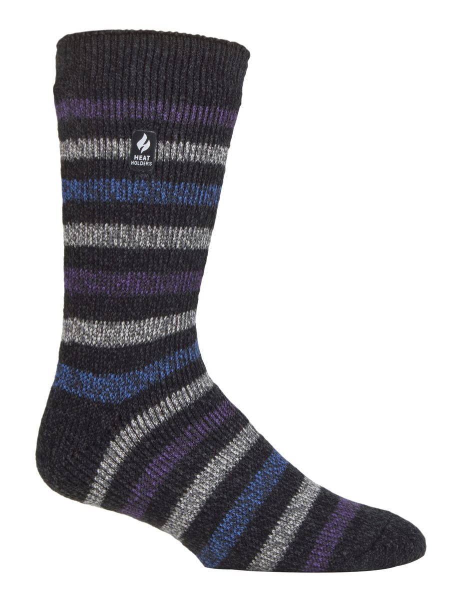 Wärmehalter - Herren Extra Dicke Thermosocken für den Winter | Warme Flauschige Fleece Isolierte Socken | Geschenke für Männer - Charcoal (Dublin)