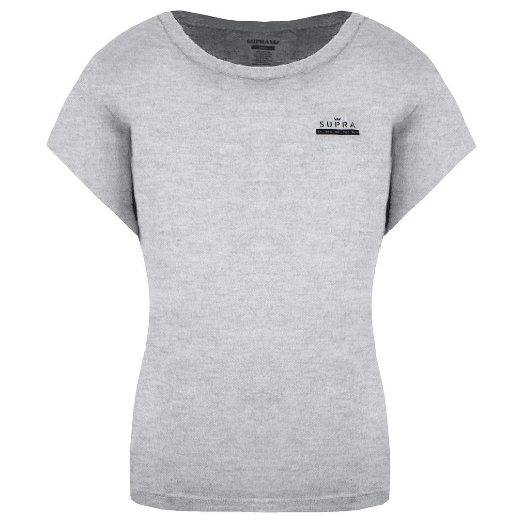 Klassisches Logo-Shirt in Melange-Optik