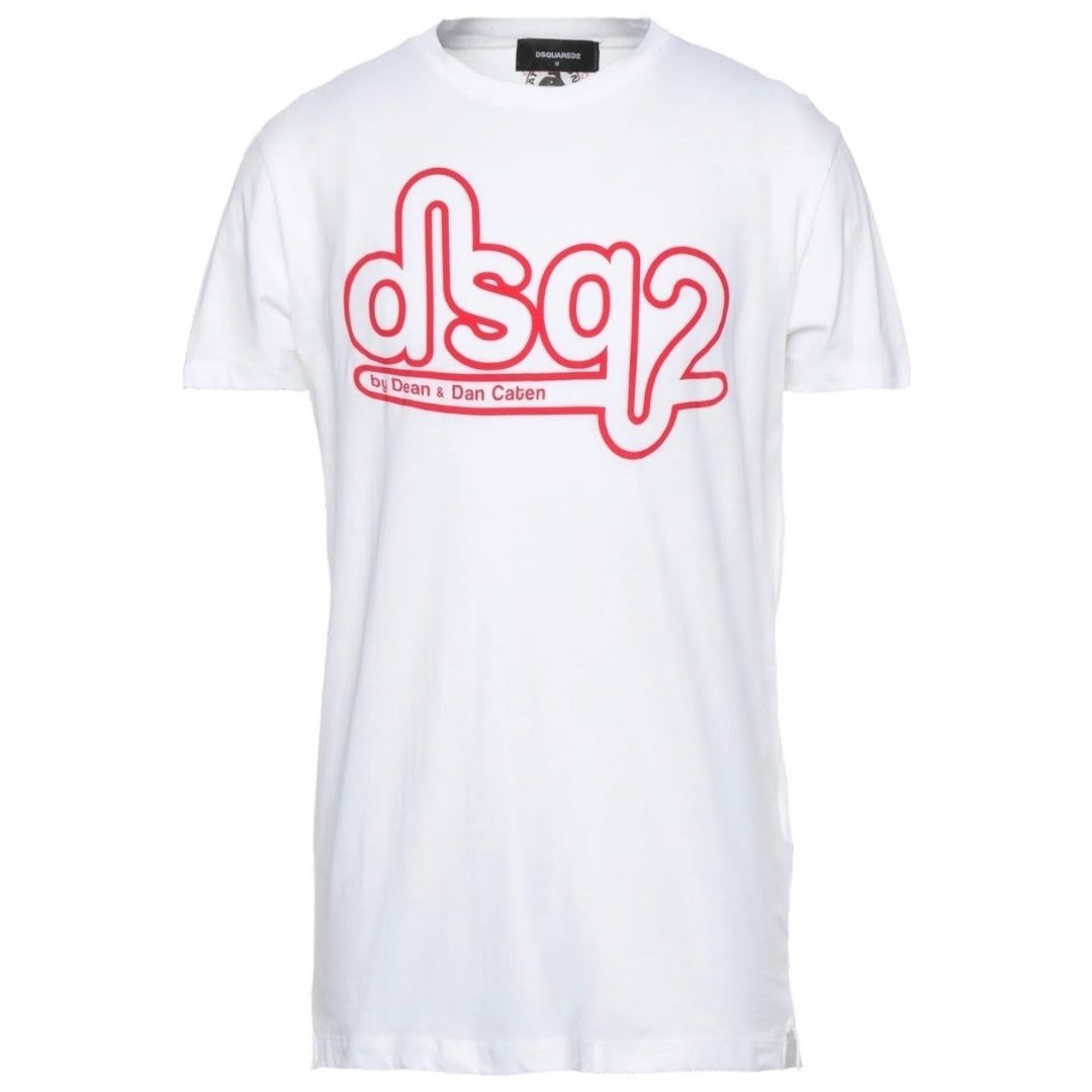 Lässiges T-Shirt mit Rundhalsausschnitt und Grafikdruck
