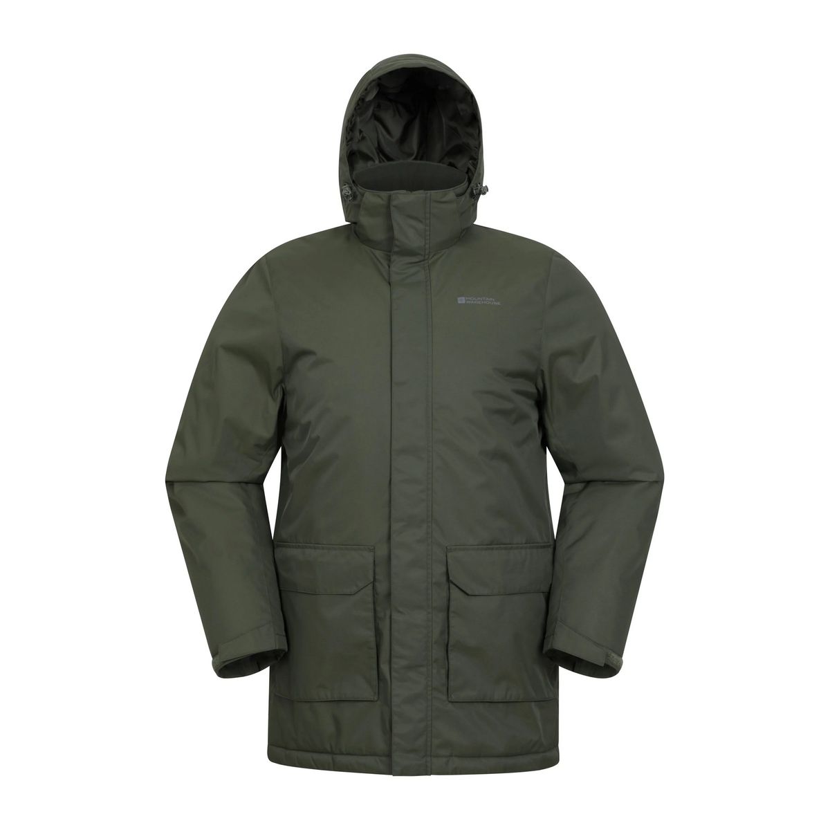 Herren Gepolsterter Wasserdichter Parka