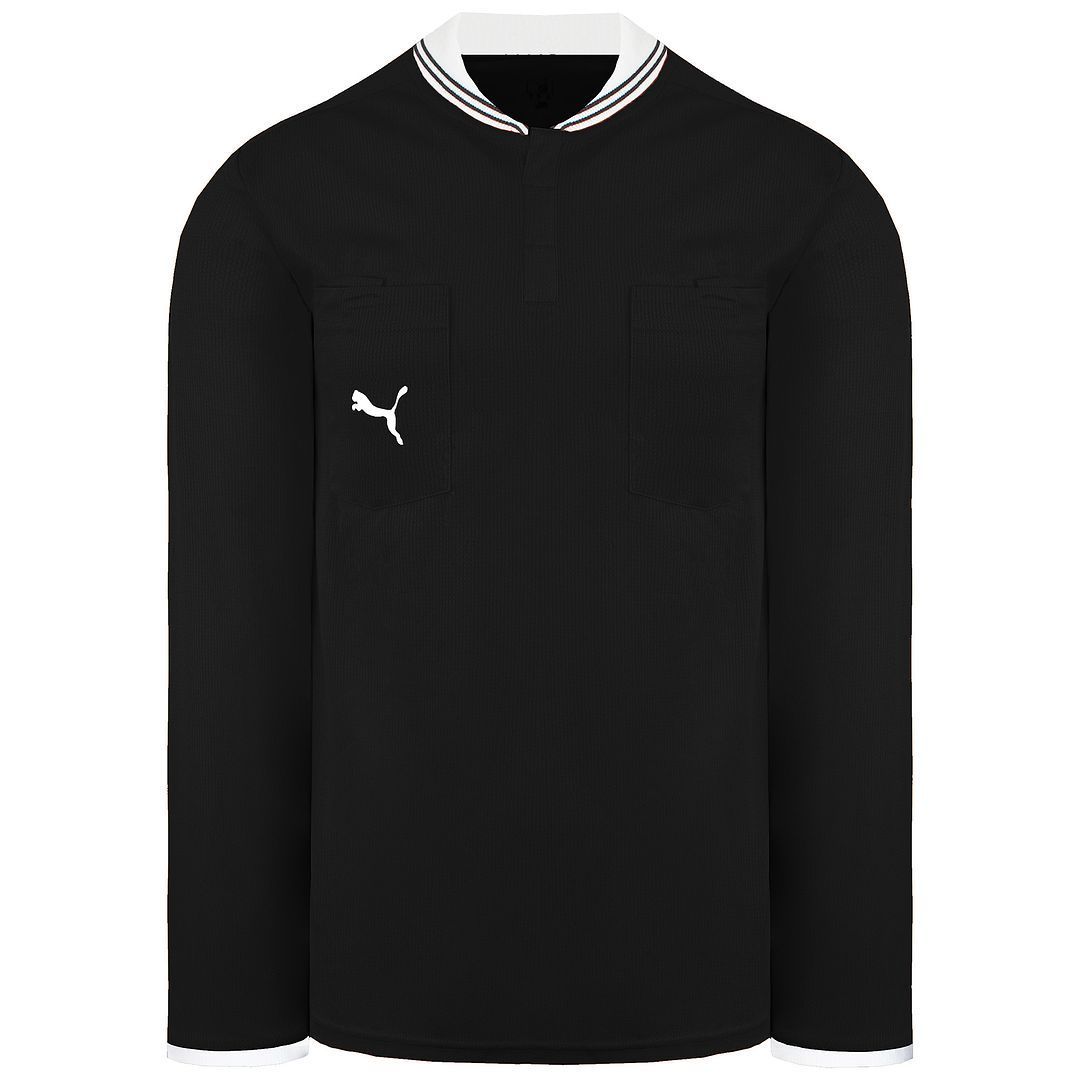 Herren Langarm Schiedsrichter Trikot