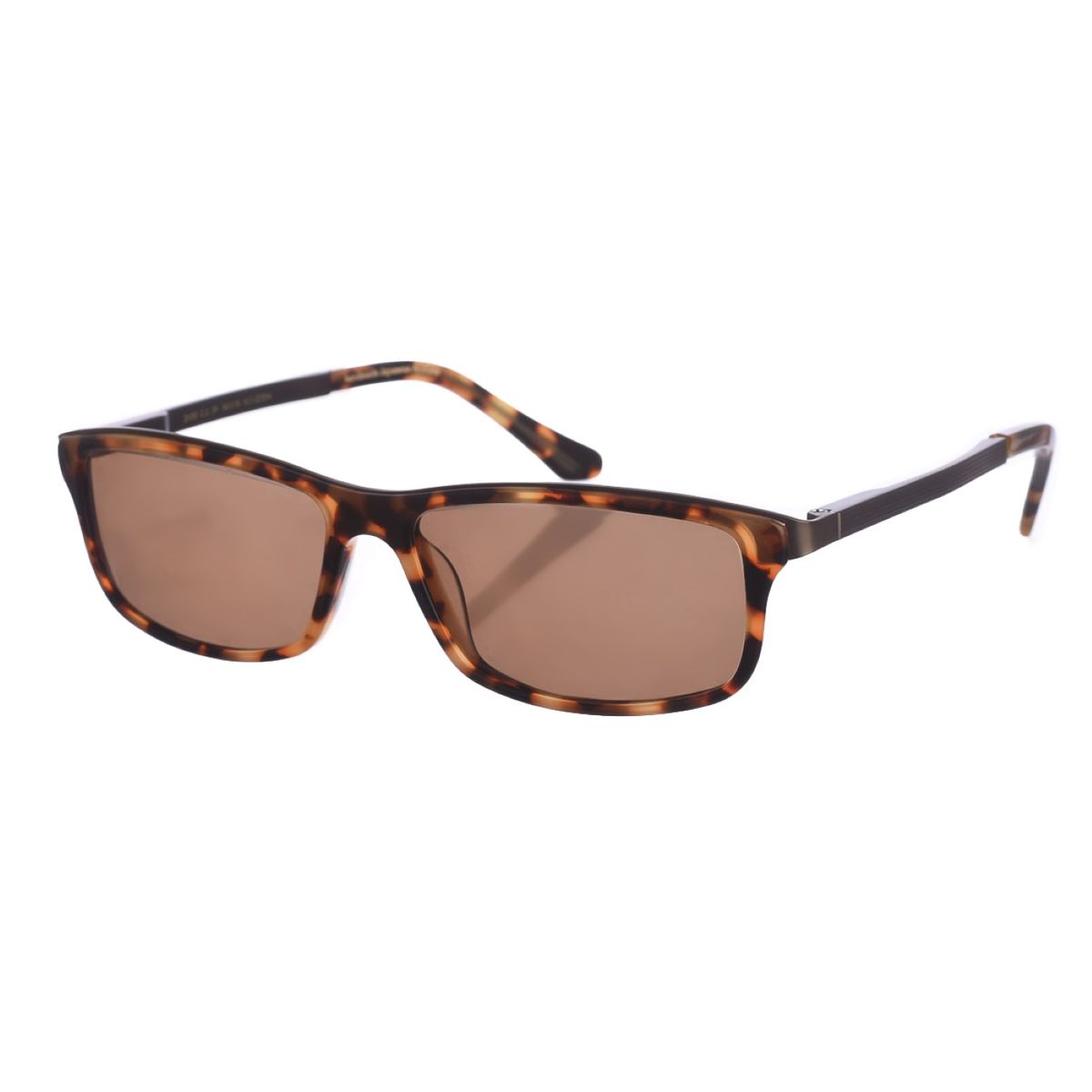 Rechteckige Sonnenbrille aus Acetat und Metall