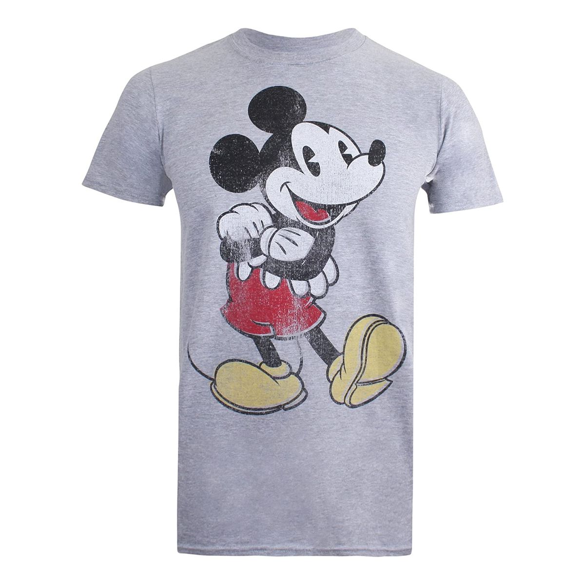 Herren Vintage Mickey Mouse Grafik T-Shirt