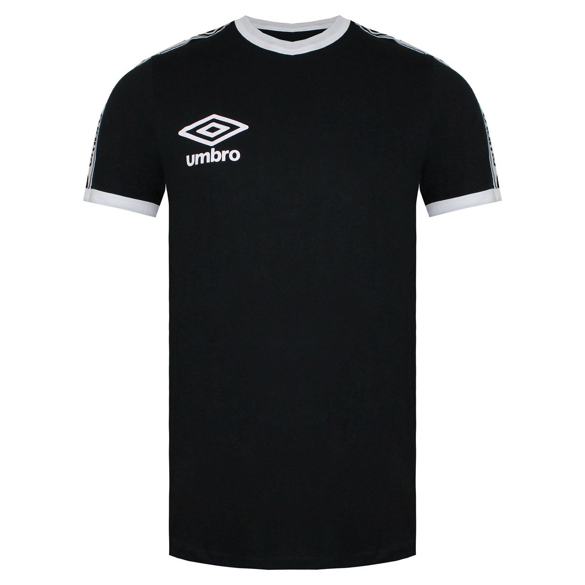 Klassisches Ringer-T-Shirt mit Logo