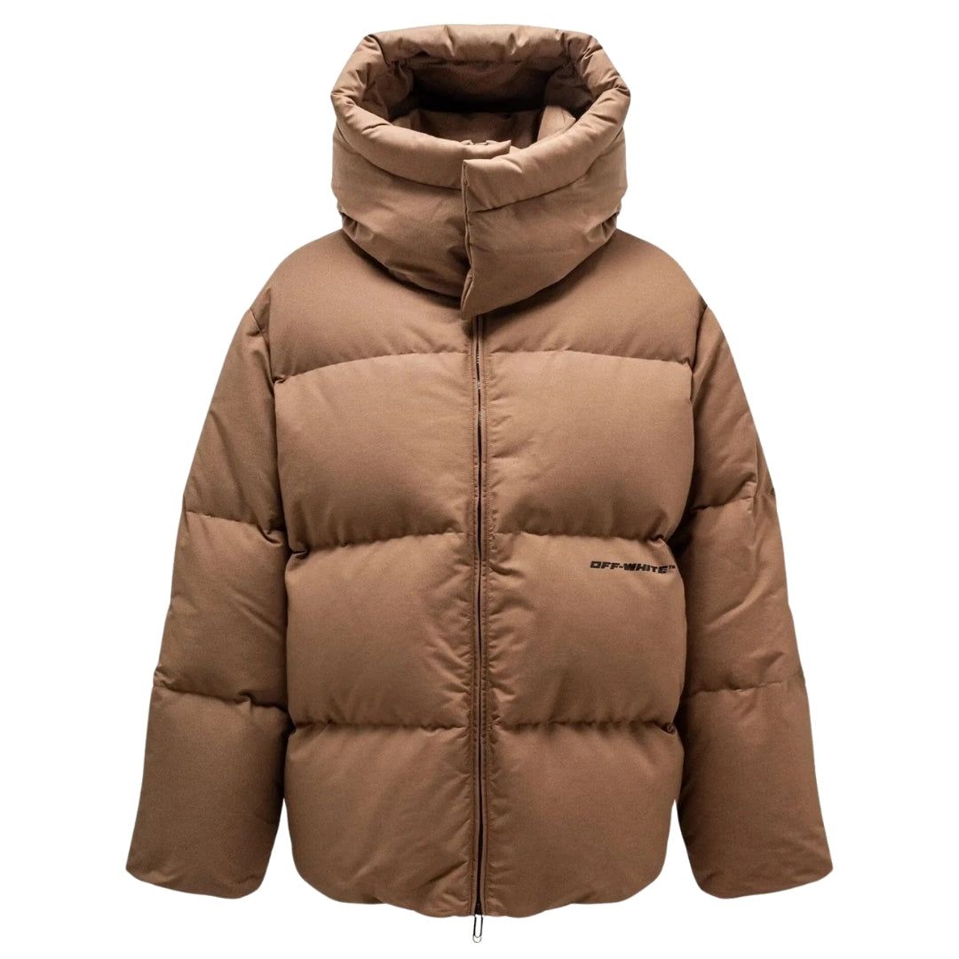 Übergroße gepolsterte Steppjacke
