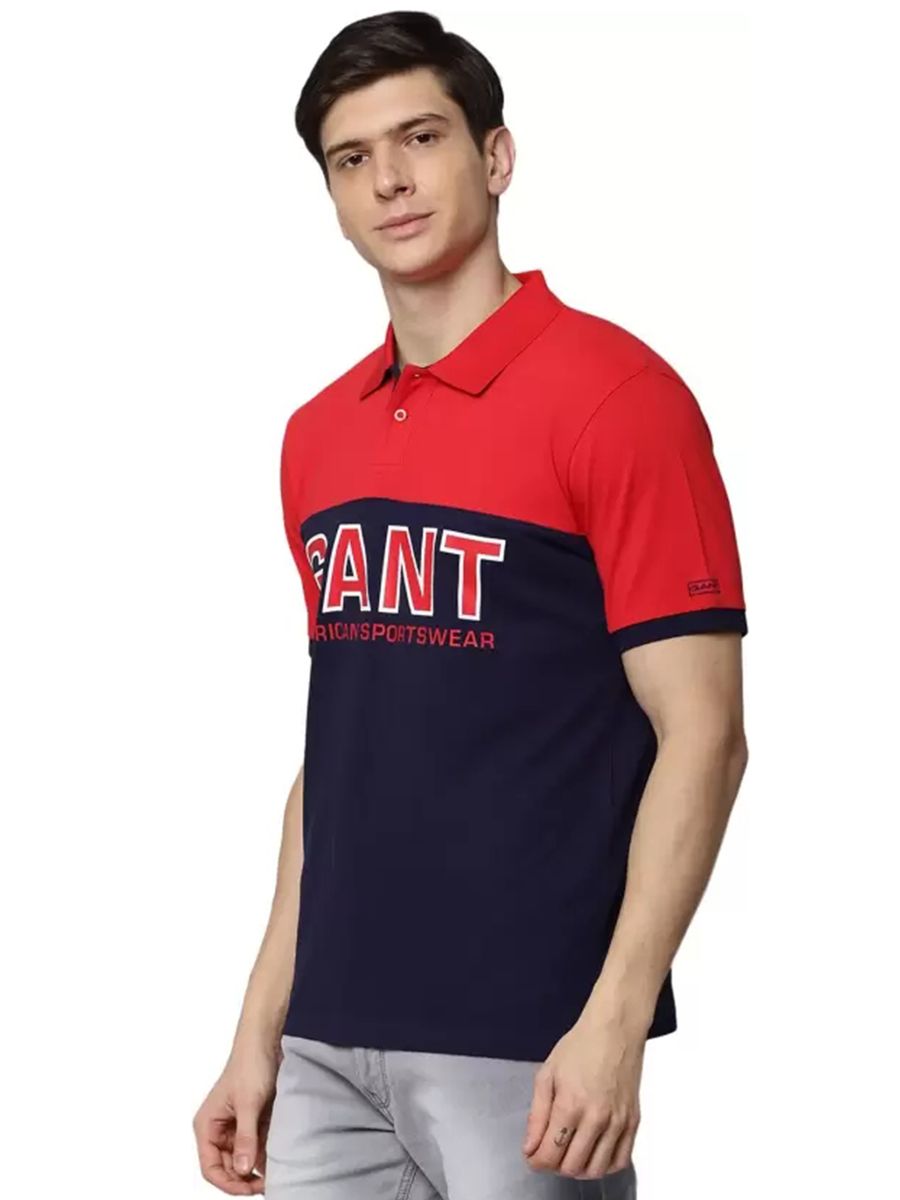 Farblich Abgesetztes Sport-Poloshirt
