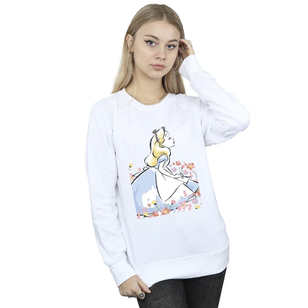 Alice im Wunderland Skizzen-Sweatshirt