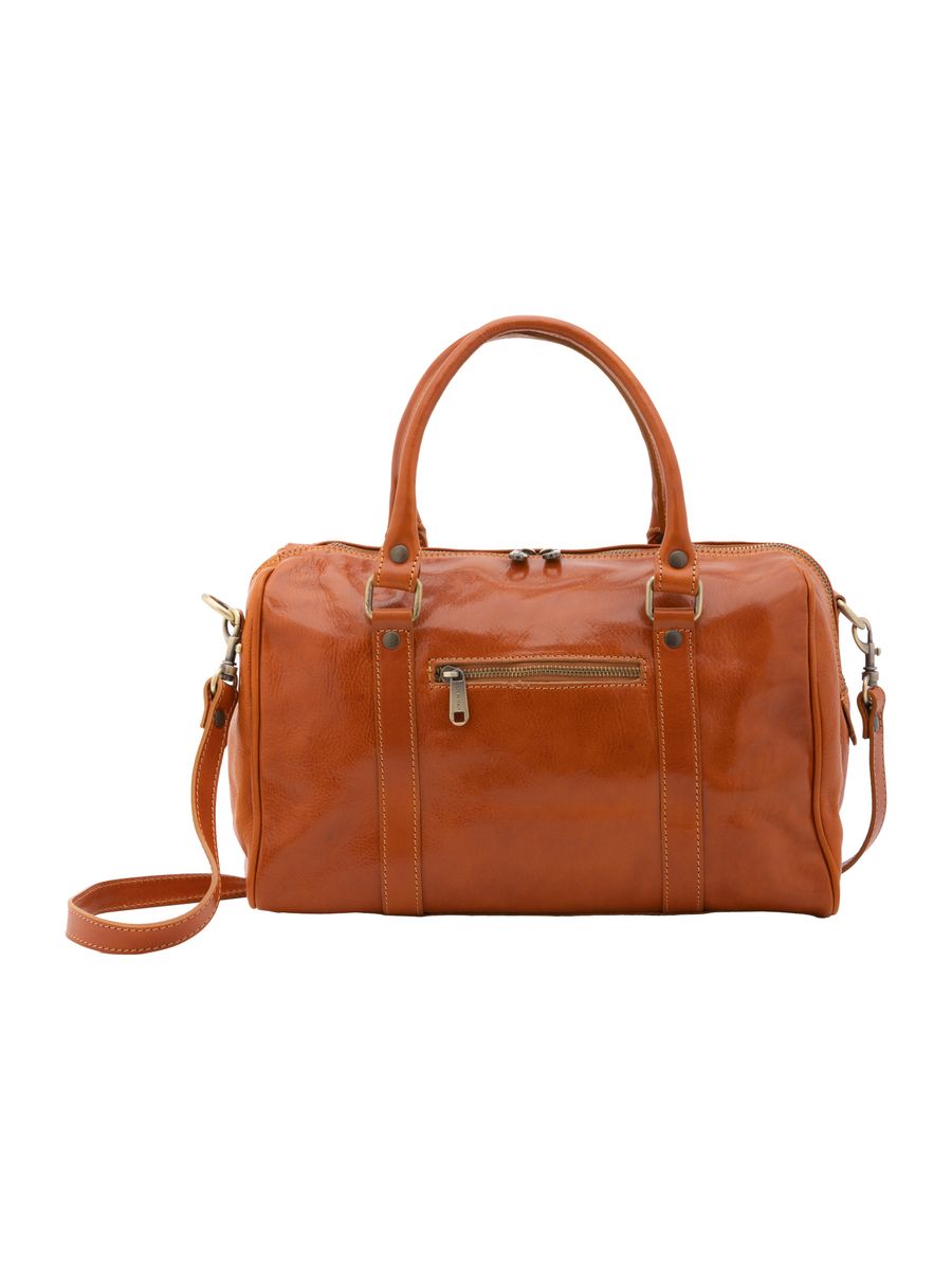 Handtasche Bowler aus italienischem Leder