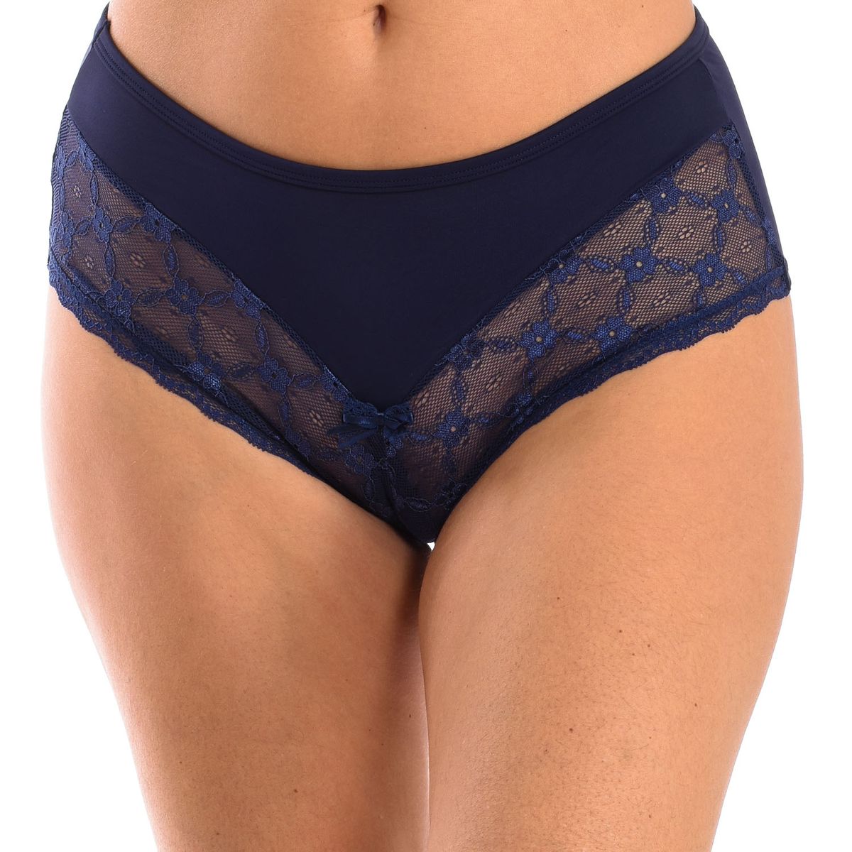 Damen Culotte Slips mit Spitzendetail