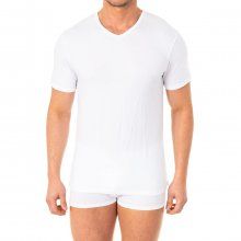 Herren Kurzarm V-Ausschnitt T-Shirt