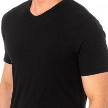 Klassisches T-Shirt mit V-Ausschnitt