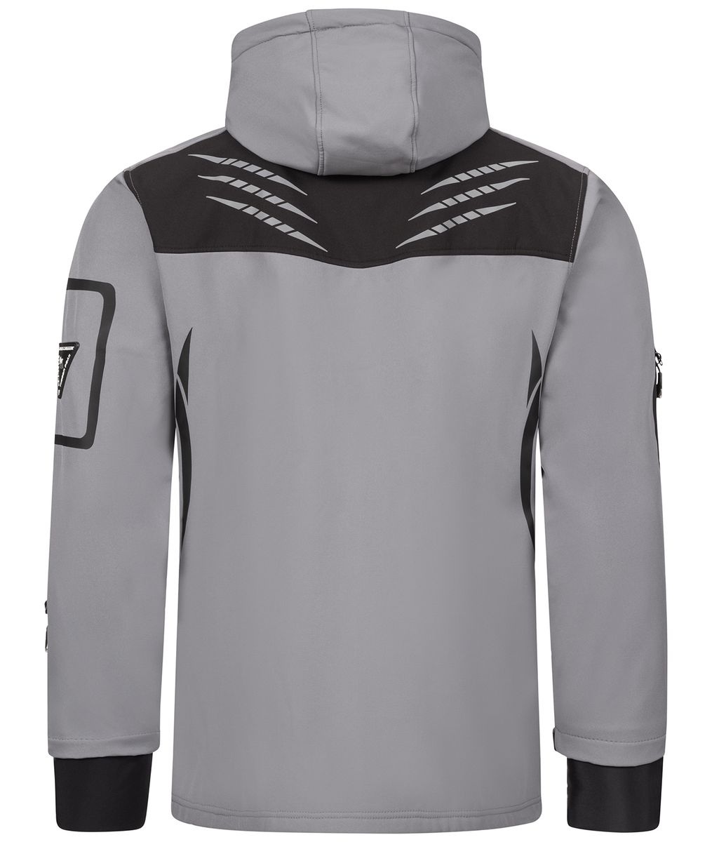 Technische Softshell-Outdoorjacke mit Kapuze