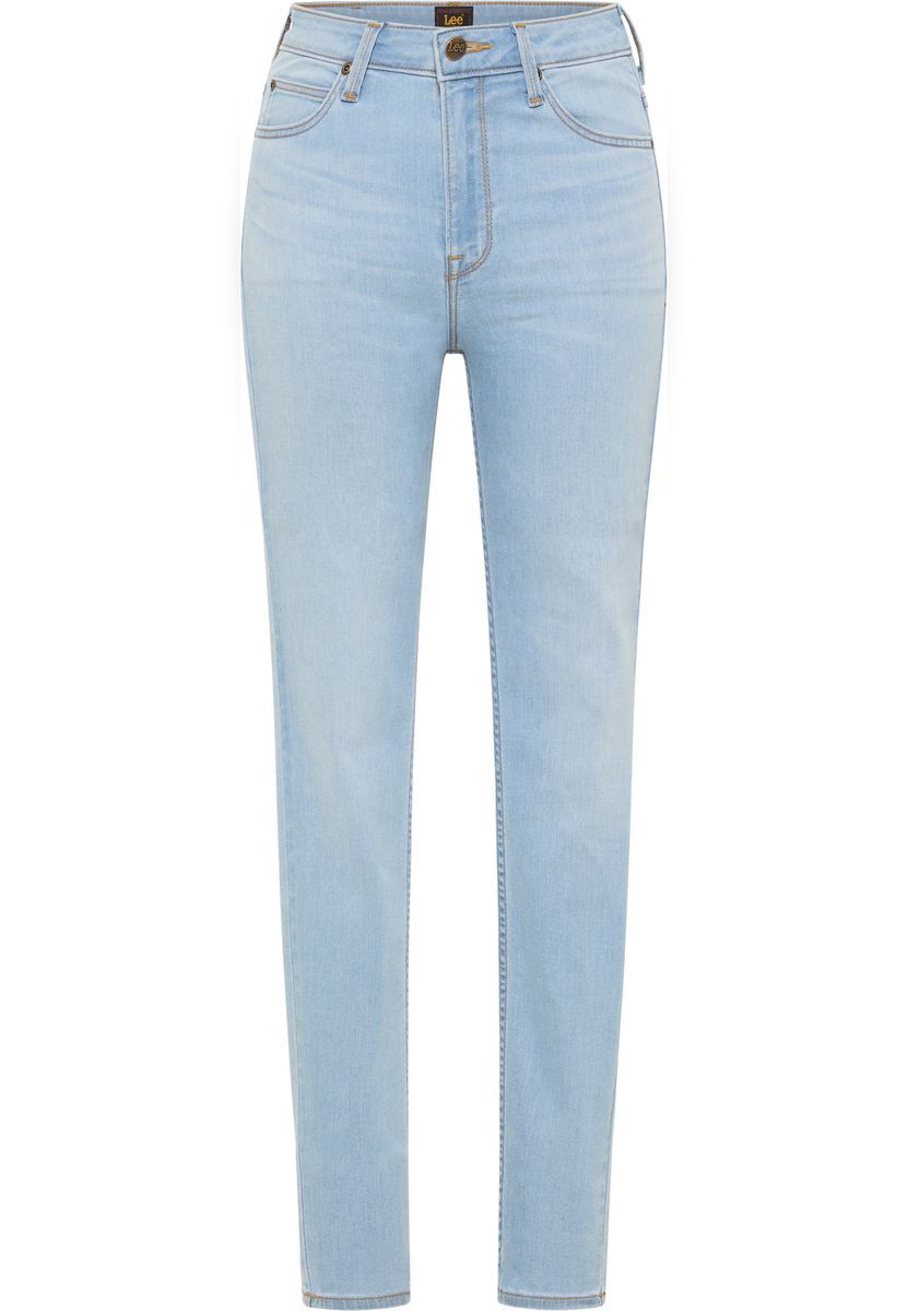 Hochtaillierte Slim Fit Jeans
