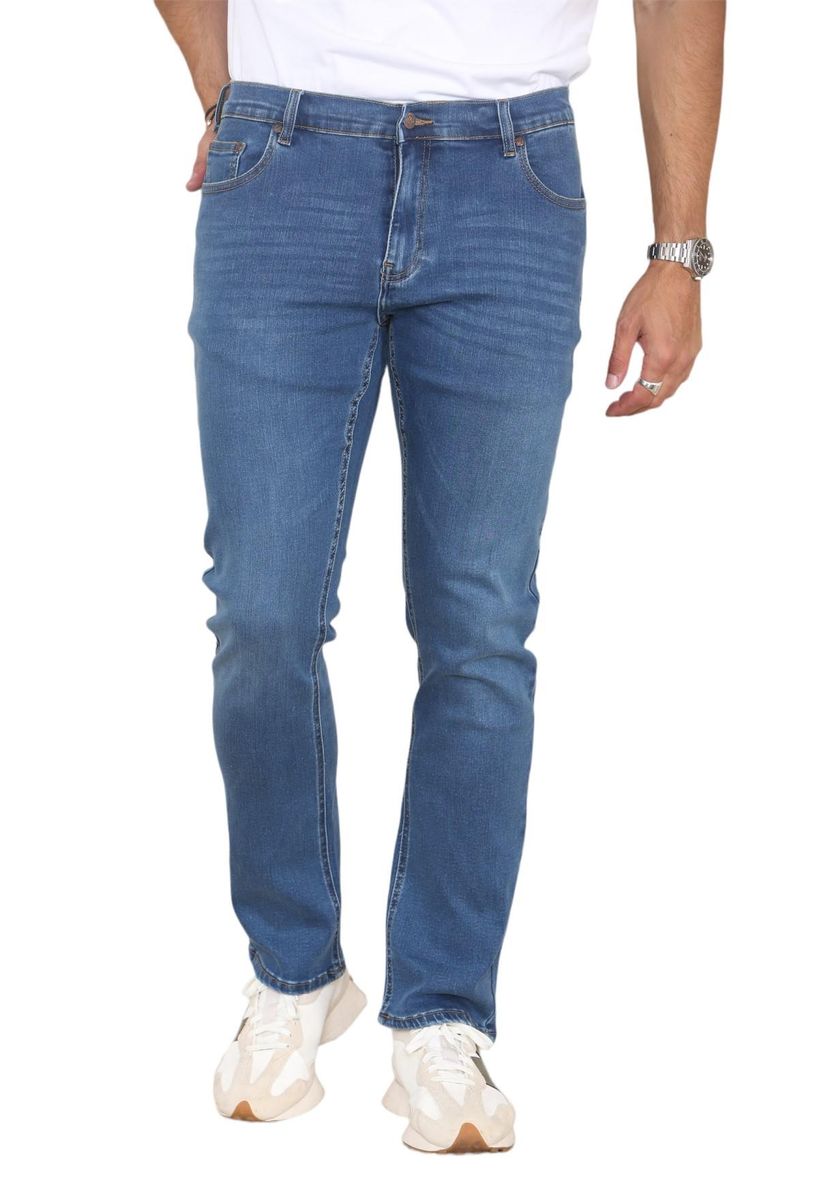 Herren Hyper-Stretch Jeans mit geradem Bein